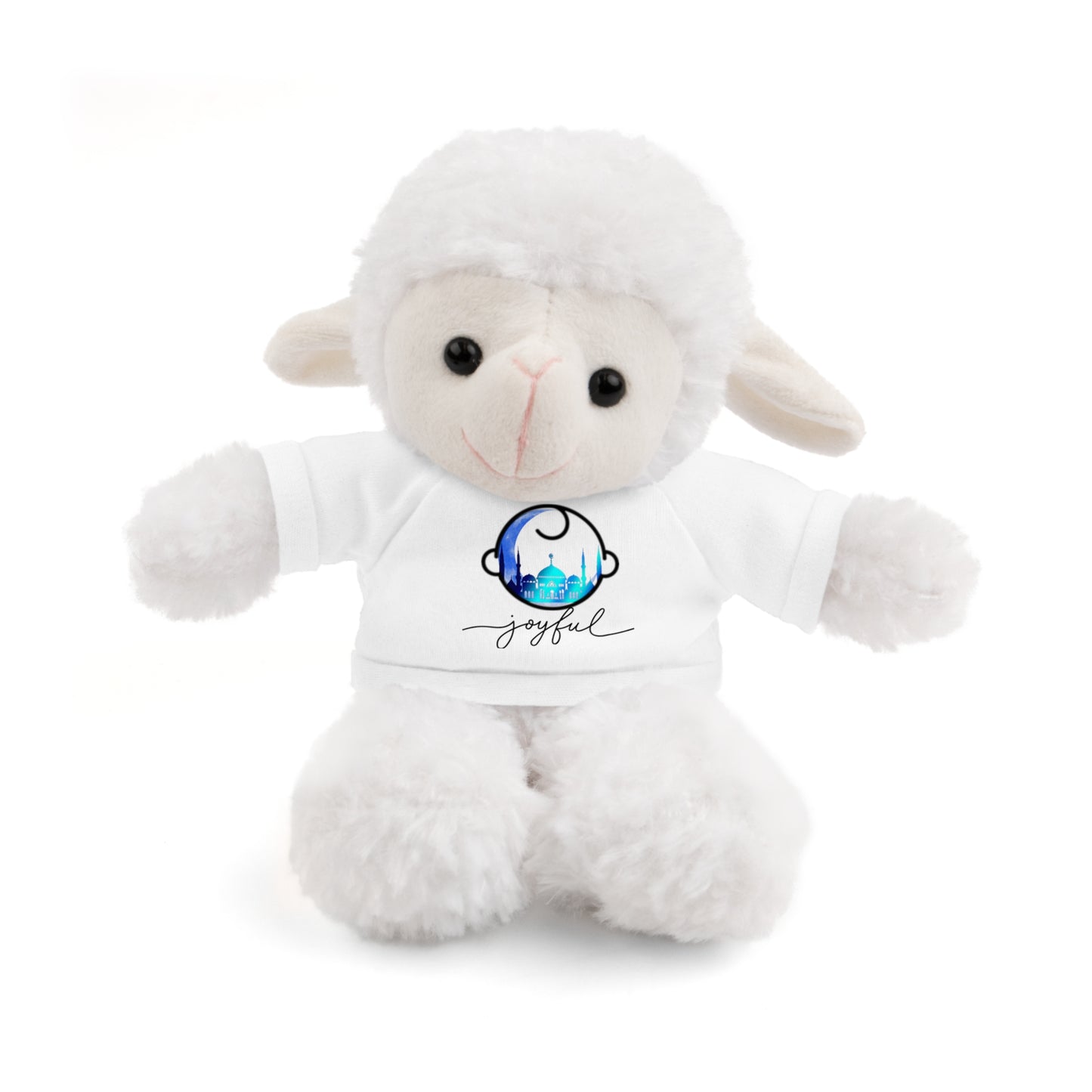 Moonlit Crescent Mosque Stuffed Animal with Tee